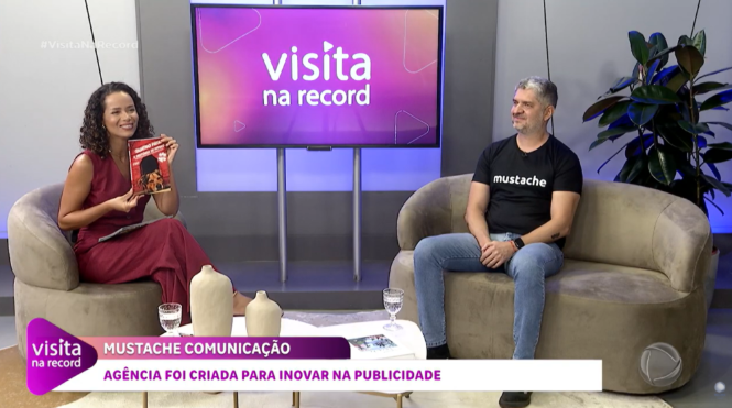 Assista: Visita na Record – Agência Mustache: Tiago Moraes Chagas (1° Bloco – 01/02/2026)